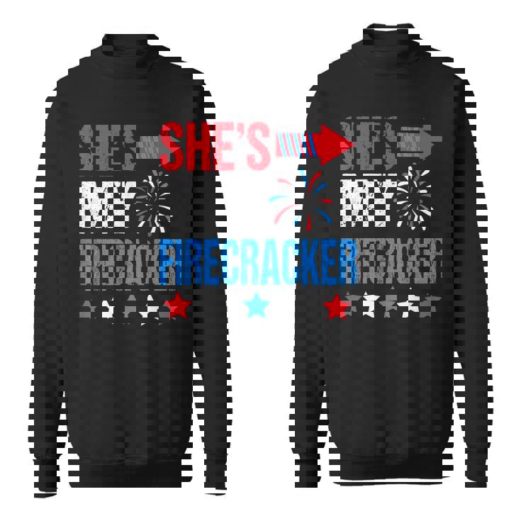 She's My Firecracker Matching 4th Of July Shirts For Couples Sweatshirt