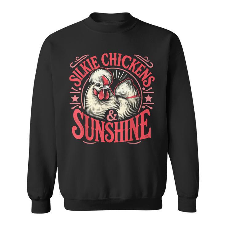 Silkie Chickens & Sunshine Sweatshirt