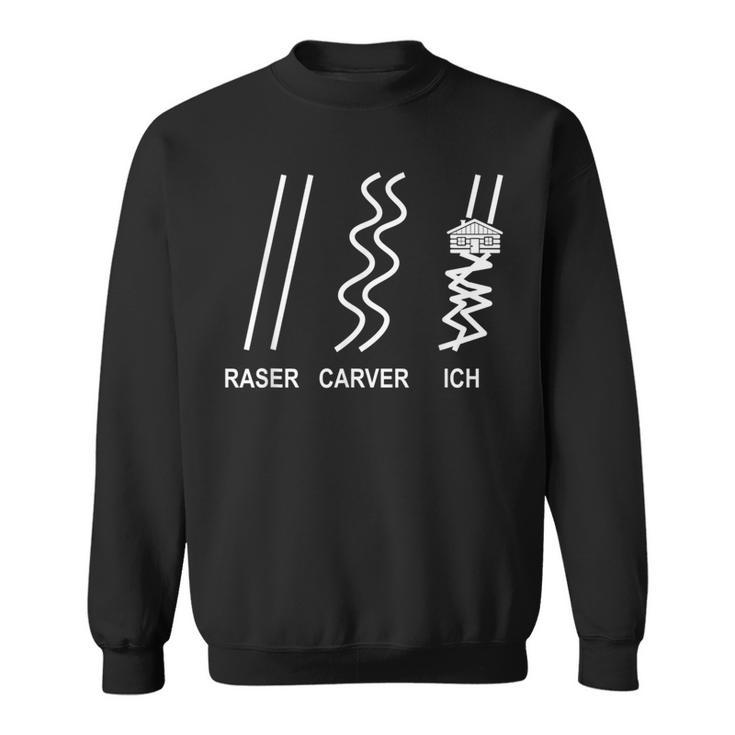 Skiing Raser Carver Ich Après-Ski Sweatshirt