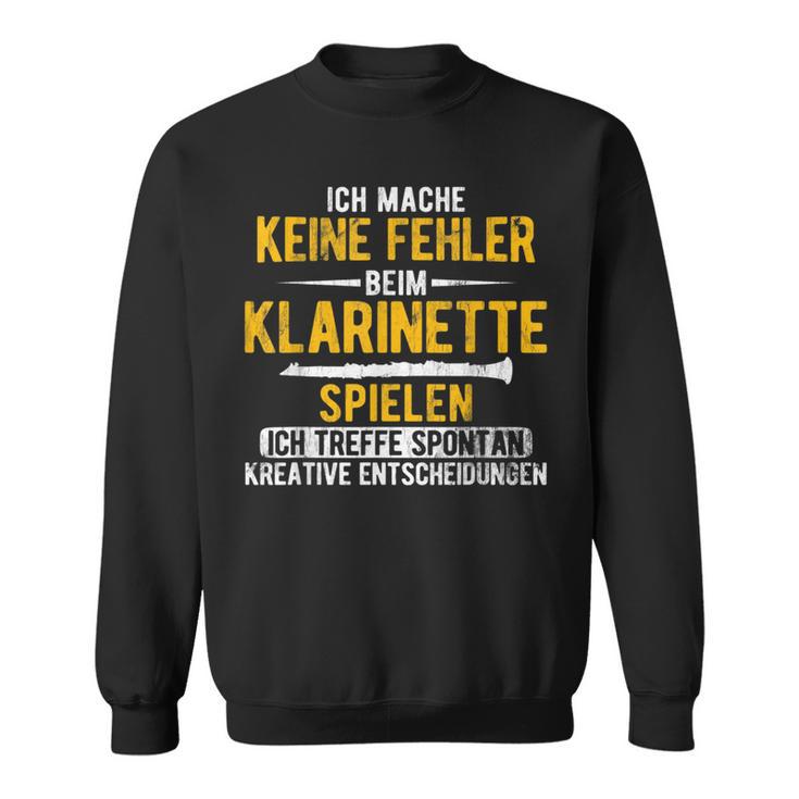 Spontan Kreative Decisions Music Clarinet Sweatshirt