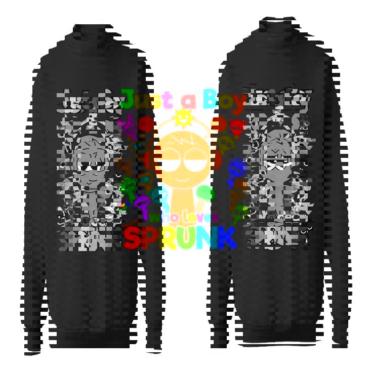 Sprunki Boys Oren Just A Boy Who Loves Sprunki Camisa de entrenamiento