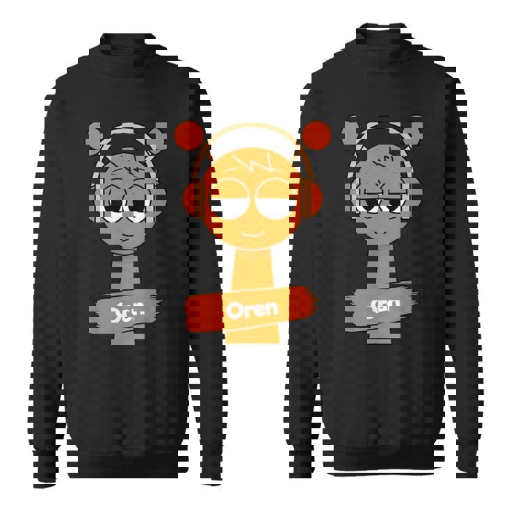 Sprunki Oren Orange Sweatshirt