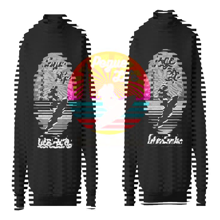 Surfer Pogue-Life-Outer-Banks Casas Ligeras Retro Angustiado Camisa de entrenamiento