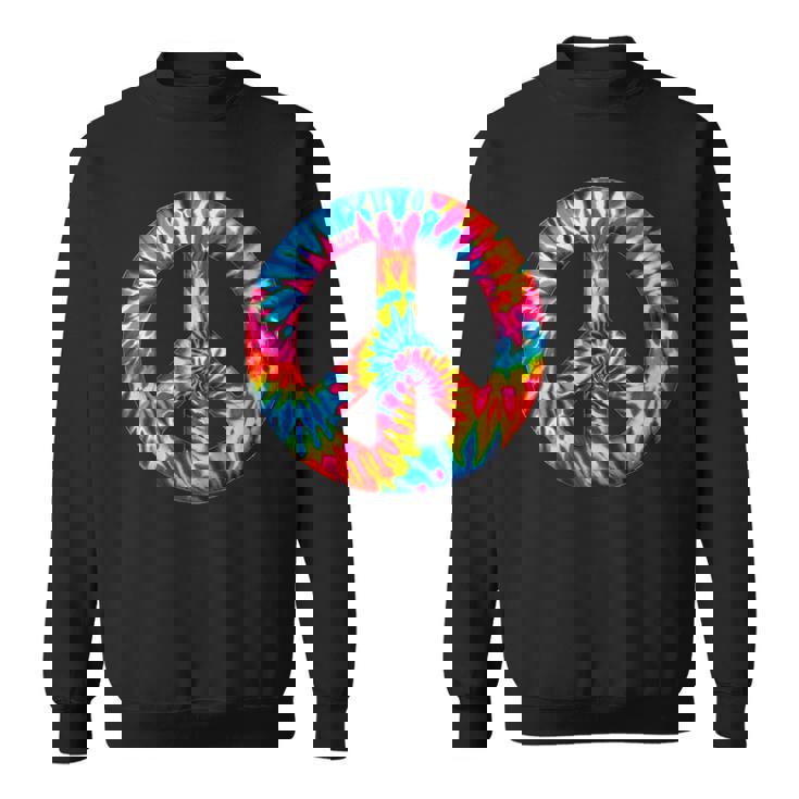 Symbole De Paix Tie-Dye Bohème Paix Harmonie Paix Et Unité Sweater e