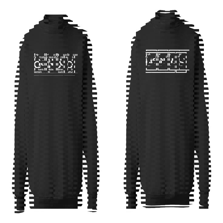 Tabla Periódica Genio Científico Regalo Nerd Camisa de entrenamiento