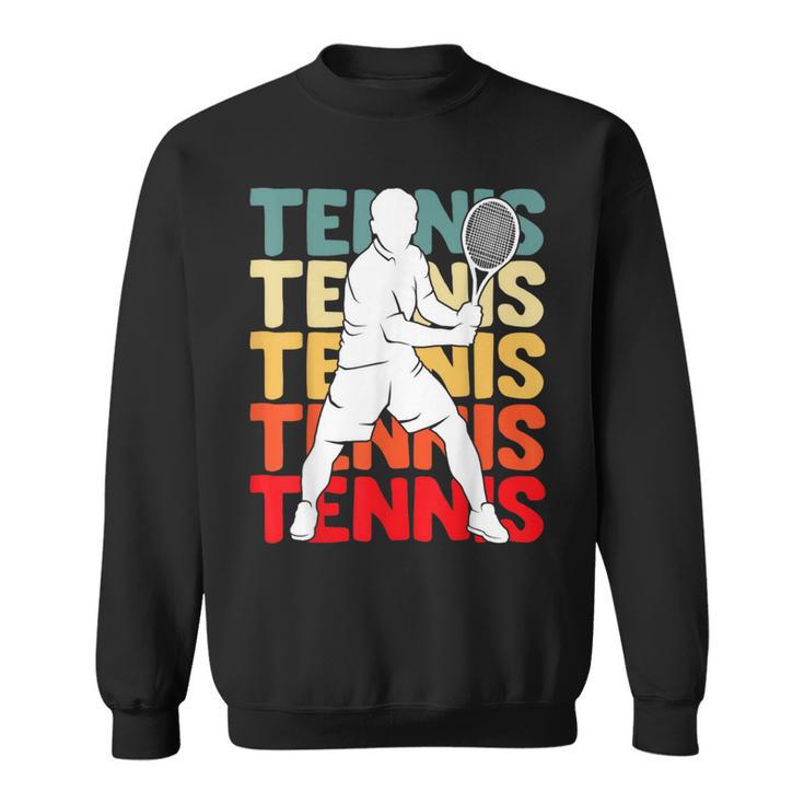 Tennis Tennis Player Boys Children Sweatshirt