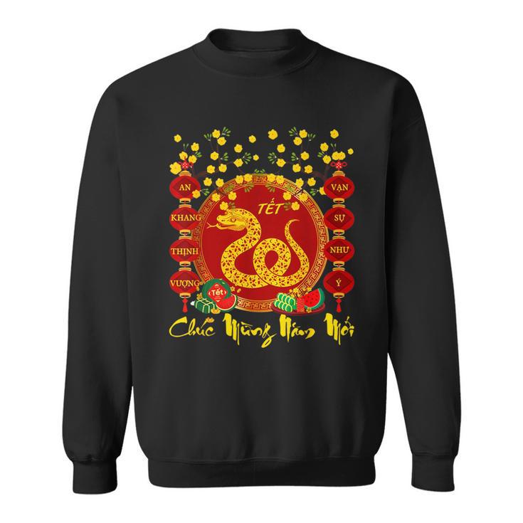 Tet Traditional Vietnamese 2025 Chuc Mung Nam Moi Snake Year Sweatshirt ...