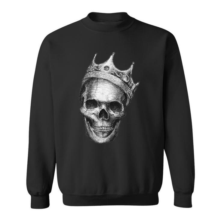 Sweat à Capuche Tête De Mort Éclatée Hard Rock - Crâne Noir Et Blanc Design Moderne
