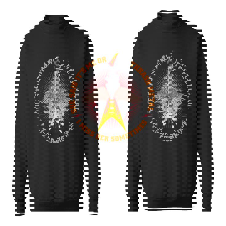 Thrash Metal Outfit Guitarra Soloinilo Concierto Thrash Metal Camisa de entrenamiento