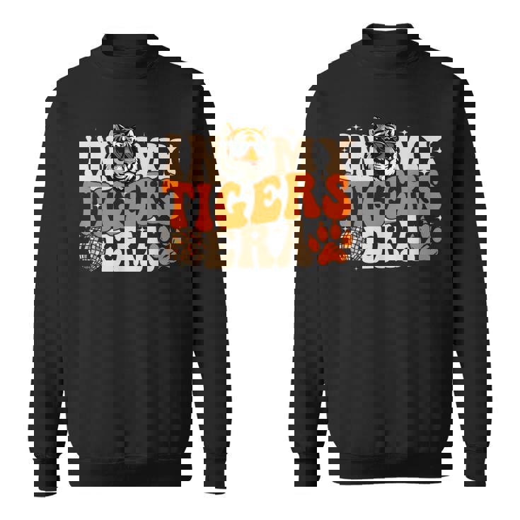 In My Tigers Era Back To School Sports Spirit Tiger Mascot Sweatshirt