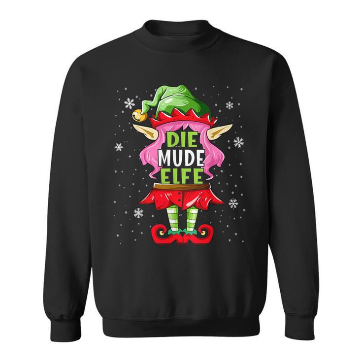 Tired Elf Outfit Christmas Family Christmas Sweatshirt