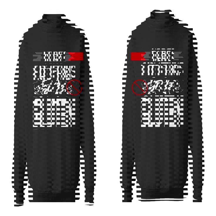 Tolero Muchas Cosas Pero No La Enfermedad Celíaca Por Gluten Camisa de entrenamiento
