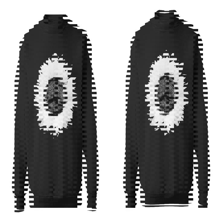 Tournesol Signe De La Paix Rétro Années 60 Années 70 Love Sh Sweater e