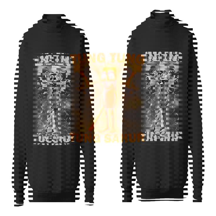 Tung Tung Tung Sahur Baseball Bat Italian Brainrot Sweatshirt