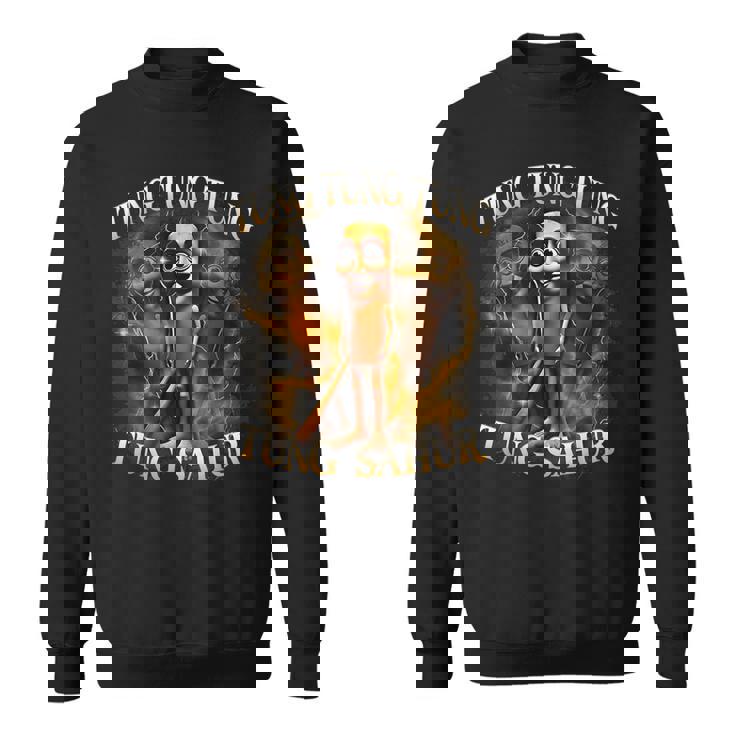 Tung Tung Tung Sahur Meme Brainrot Humor Gen Z Sweatshirt