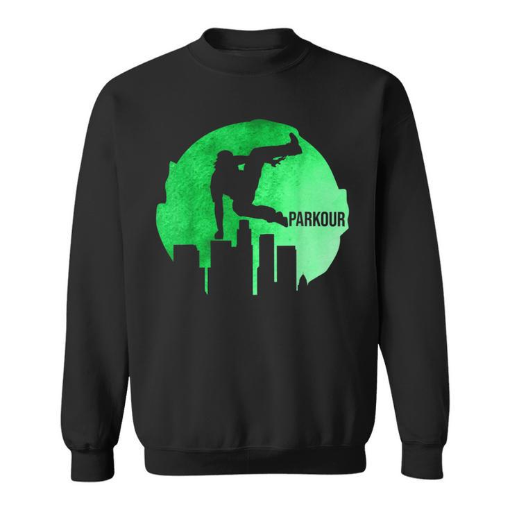 Urbanes Traceurs Parcour Pakour Free Running Motif Sweatshirt