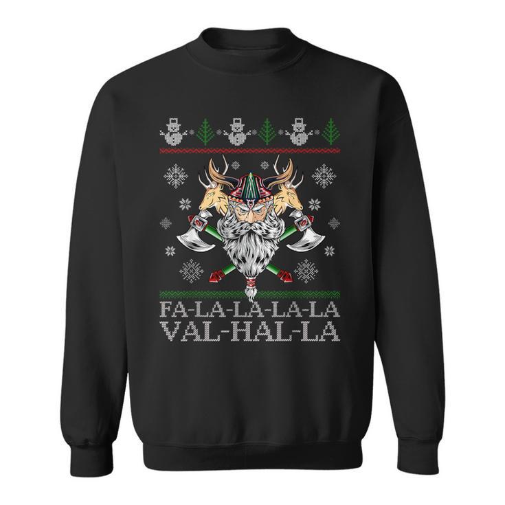 Viking Santaiking Christmas Jumper Falalalaalhalla S Sweatshirt