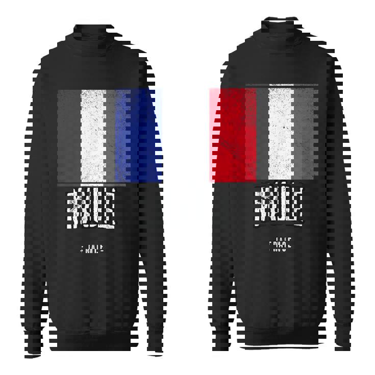 Ville De Maule France Fr Drapeau Français Sweater e