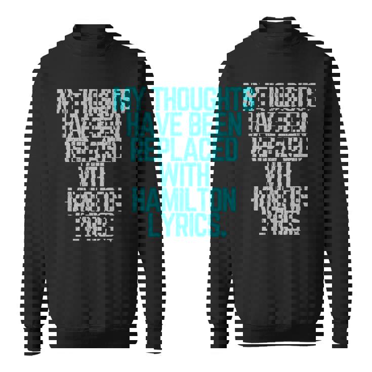 Vintage Historic Hamilton Quote Kids Sweatshirt