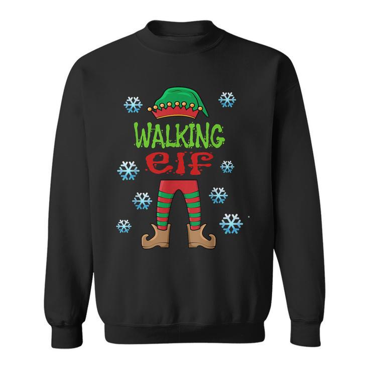 Walkers Lazy Christmas Costume Walking Elf Sweatshirt