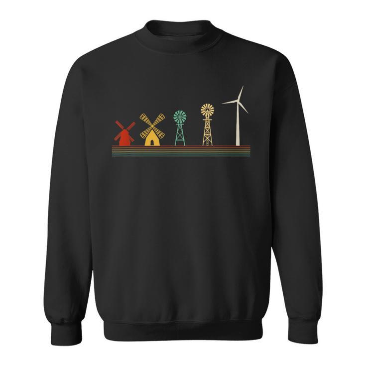 Wind Energy Development Windmill Sweatshirt