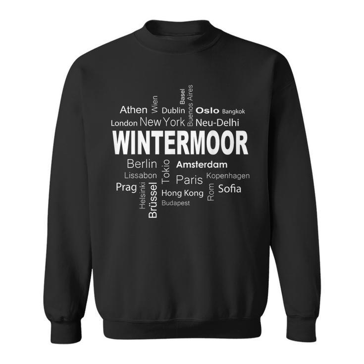 Wintermoor New York Berlin Wintermoor Meine Hauptstadt Sweatshirt