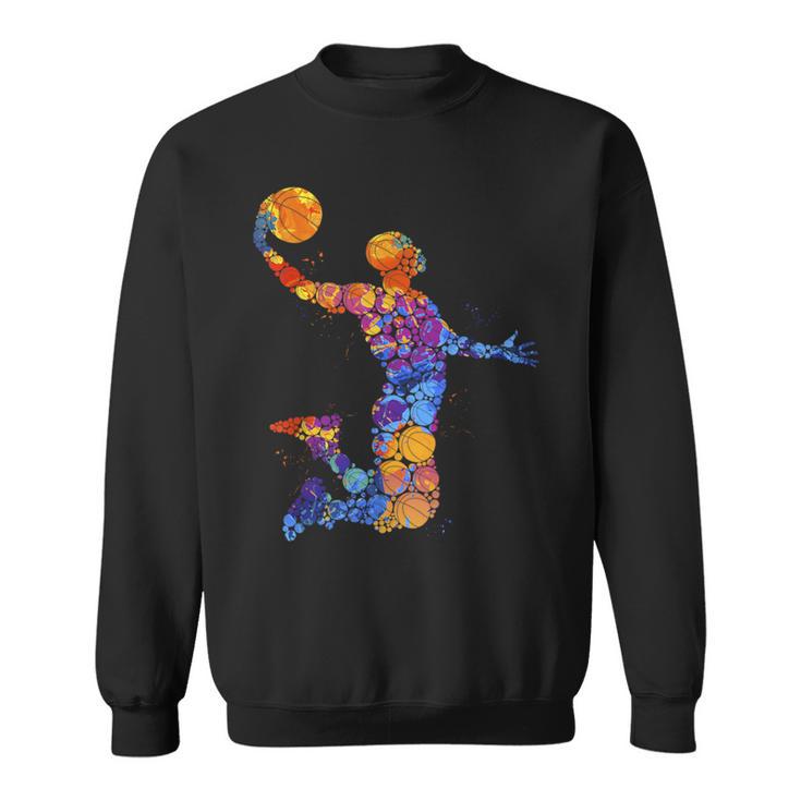 Young Basketball Graphic Player Sweatshirt