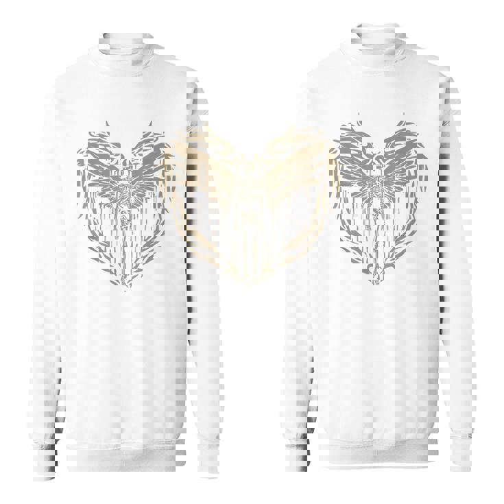 Aesthetic Fairy Wings Skeleton Alt Grunge Camisa de entrenamiento