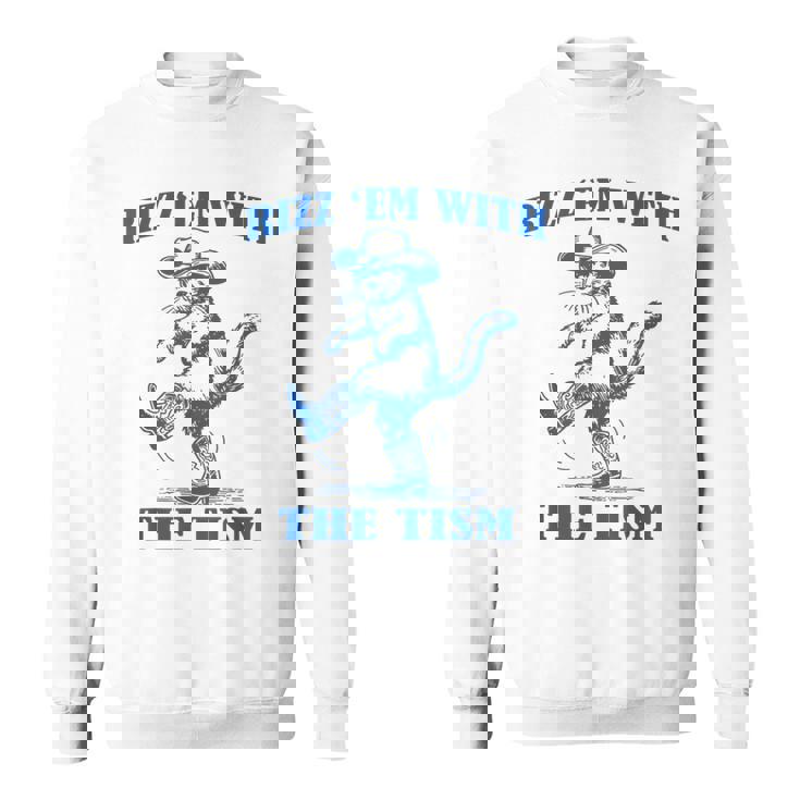 Autism Rizz Em Cat Rizz Em With The Tism Sweatshirt