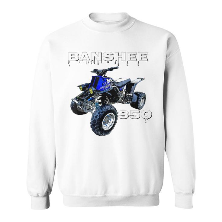 Banshee Quad Atv Atc Vintage Retro All Terrain Vehicle Sweatshirt