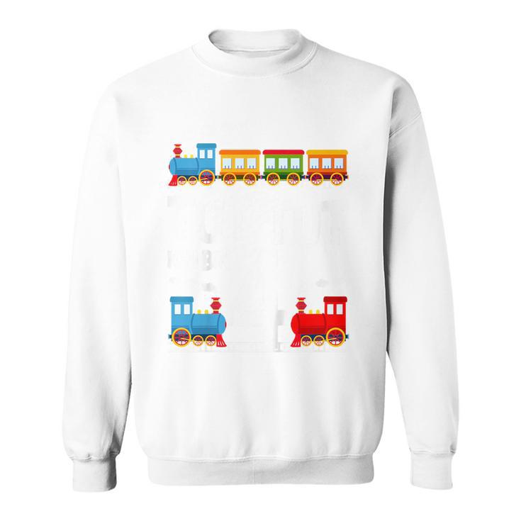 Children's 4Th Birthday Train 4 Years Boys Sweatshirt