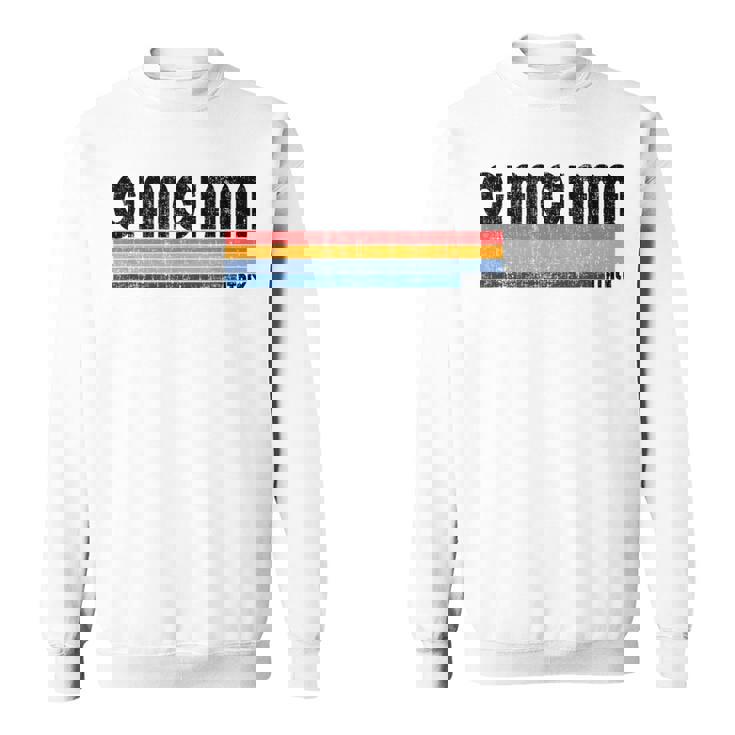 Cianciana Italie Rétro 70S 80S Style Sweater e