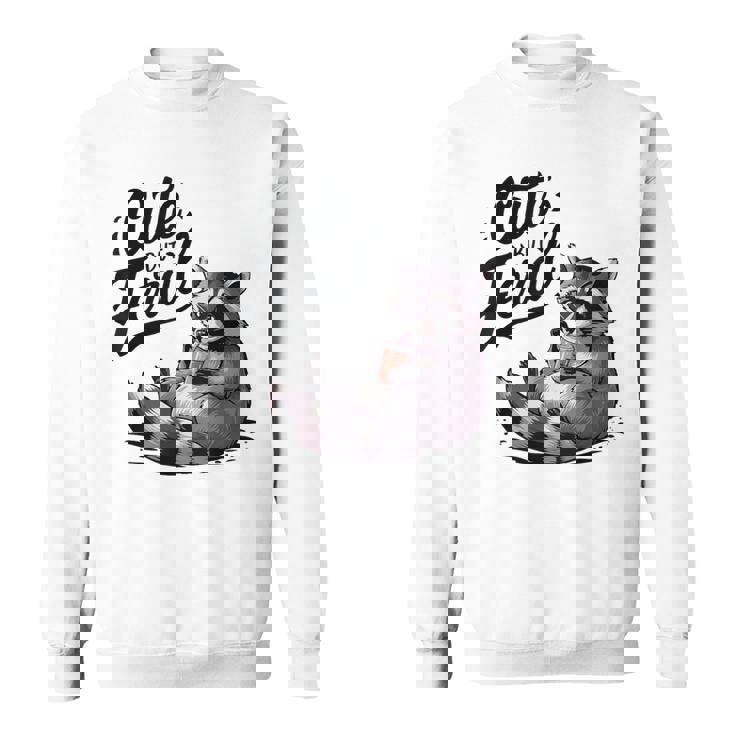 Cute Feral Panda Raccoon Costume Sweatshirt - Fun Animal Theme