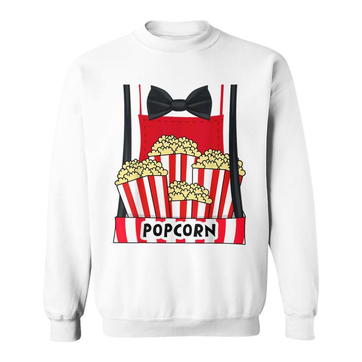 Cute Popcorn Seller Costume Sweatshirt