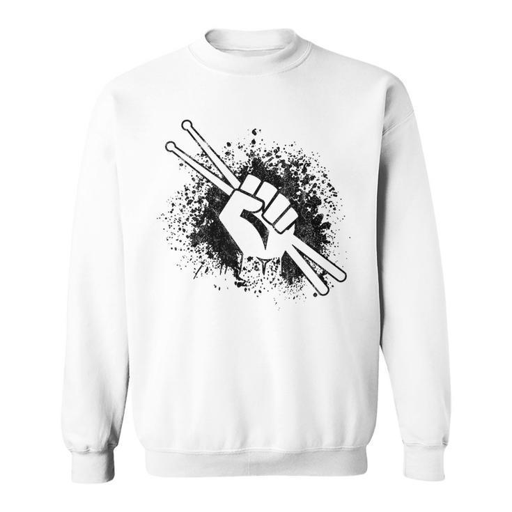 Drummer Musician Drumsticks Drummers Sweatshirt