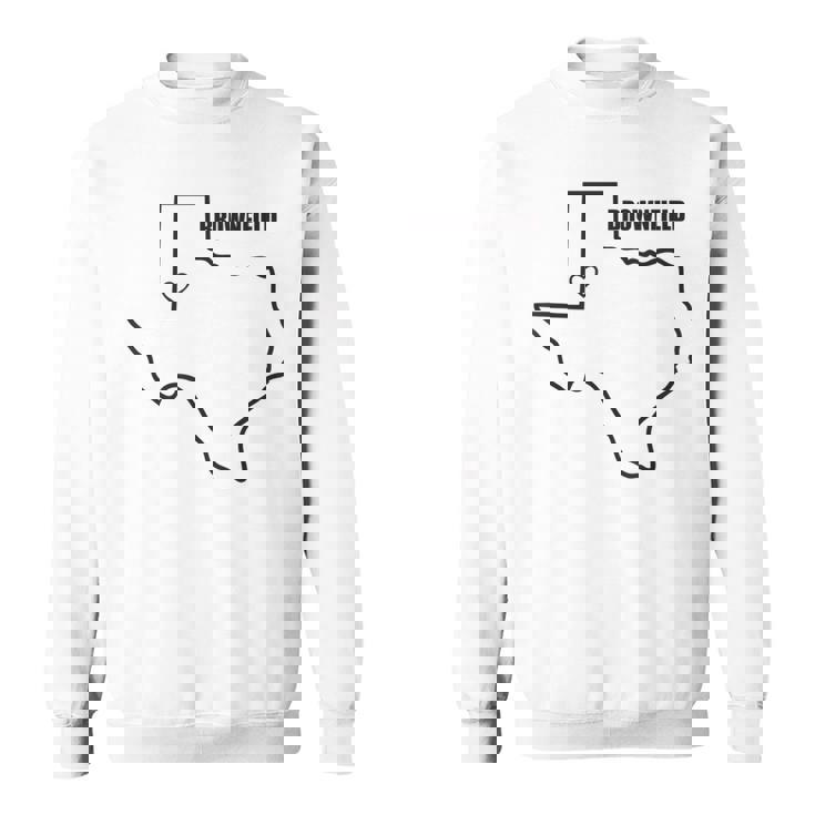 Epic Threadz Carte De L'état Du Texas Brownfield Tx Sweater e