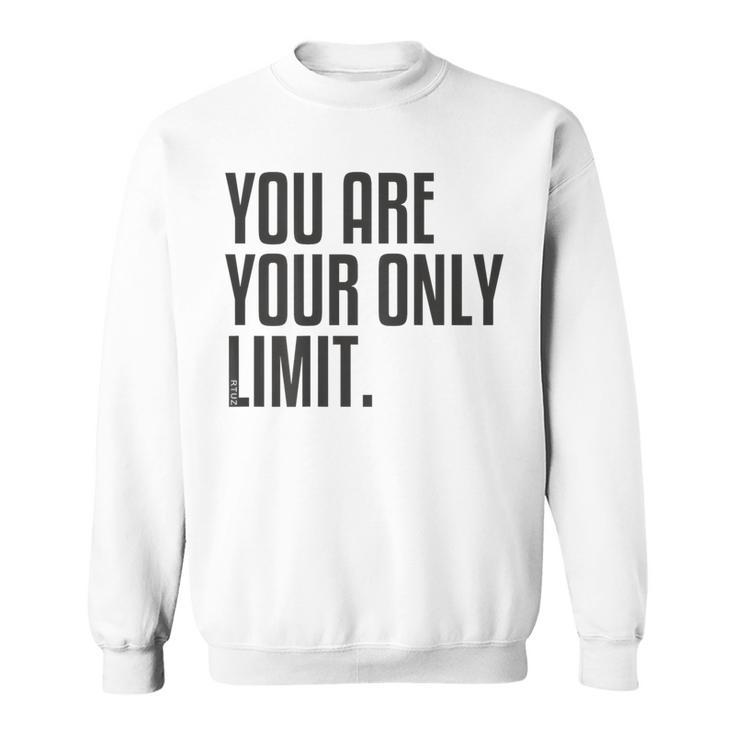 Fitness Backprint Slogan Jogging Training Motivation Sports Sweatshirt