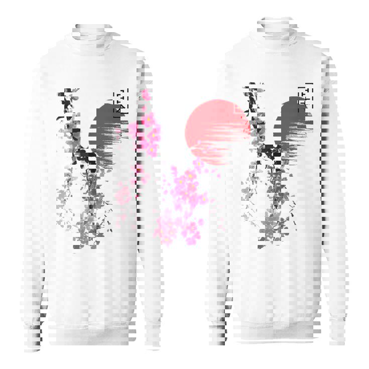 Fleurs De Cerisierintage Sakura Japonais Sweater e