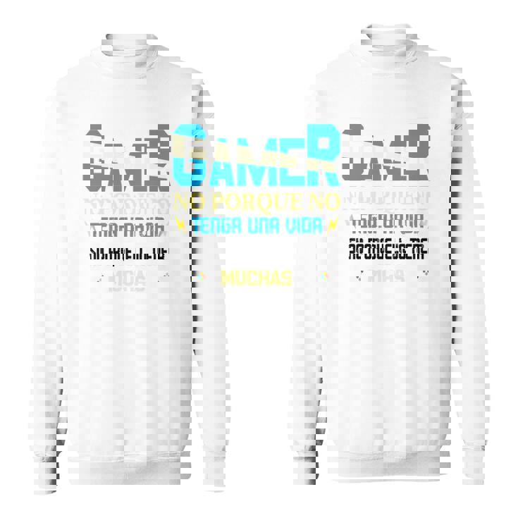 Gamer Regalo Frikiideojuegos Gaming Hombre Manga Larga Camisa de entrenamiento