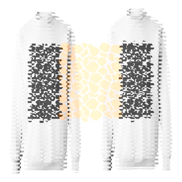 Giraffe Print Lazy Halloween Costume Idea Sweatshirt