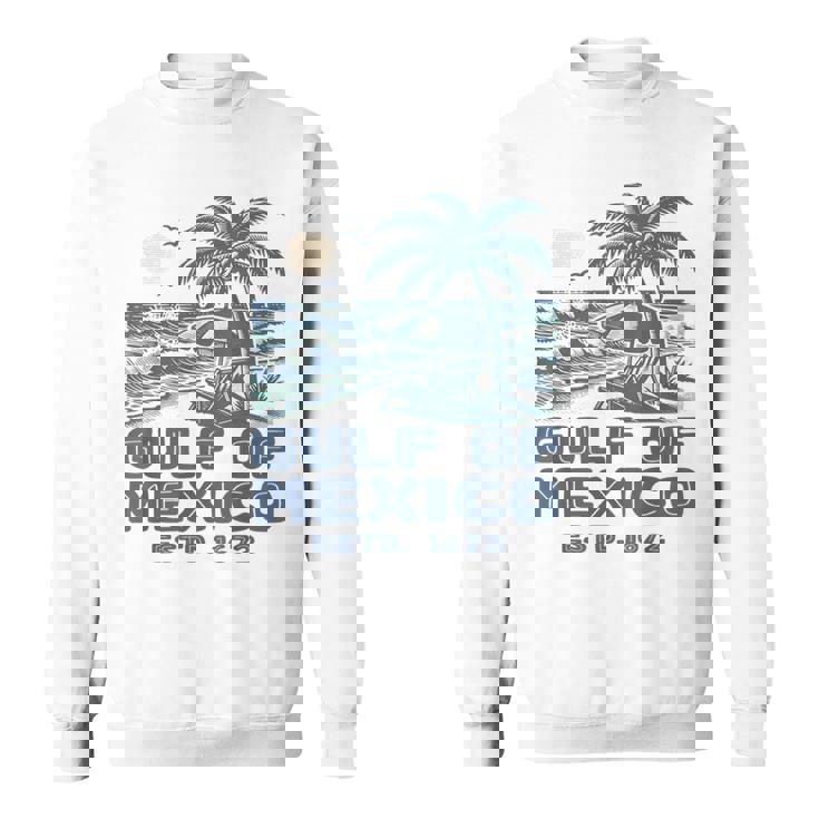 Gulf Of Mexico 1672 Vintage Beach Gulf Of Mexico Forever Sweatshirt