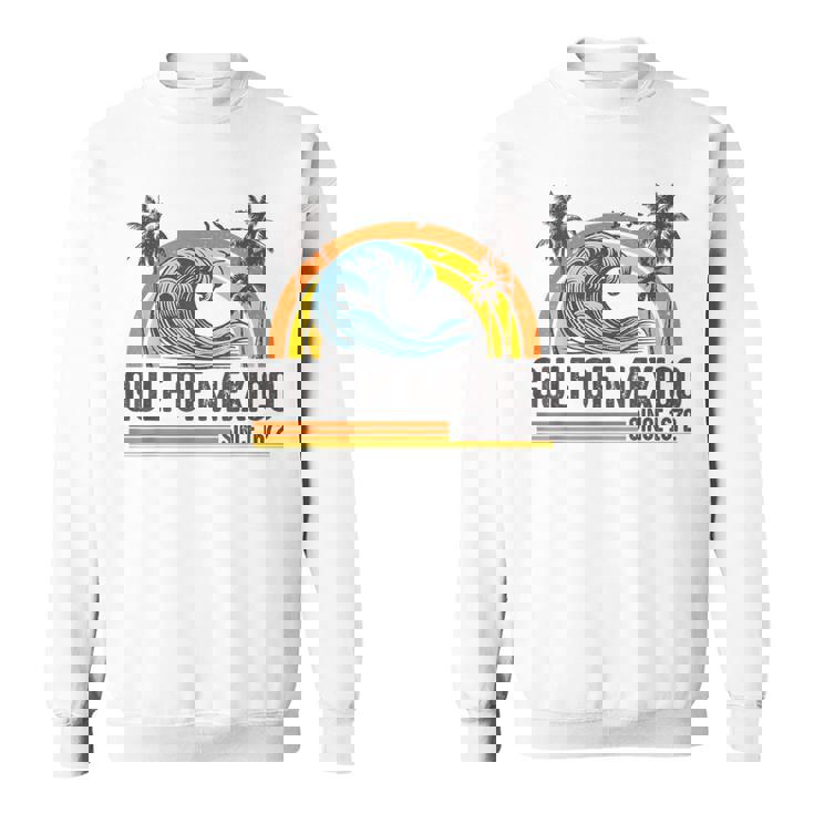 Gulf Of Mexico Since 1672 Vintage Beach Summer Vacation Sweatshirt
