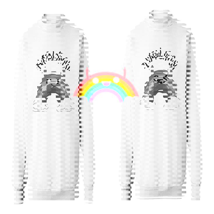 I Hate All Of You Dedo Medio Del Arco Iris Camisa de entrenamiento