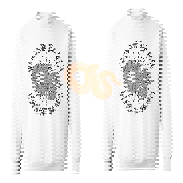 With Hognose Snakes Hognose Snake Owner Hognose Snake Lover Sweatshirt