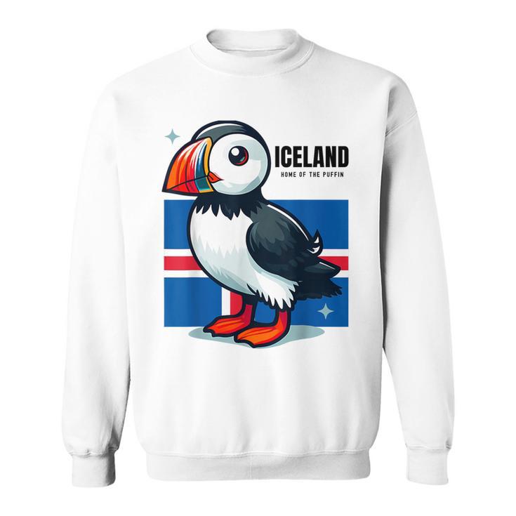 Iceland Iceland Flag Puffin Sweatshirt