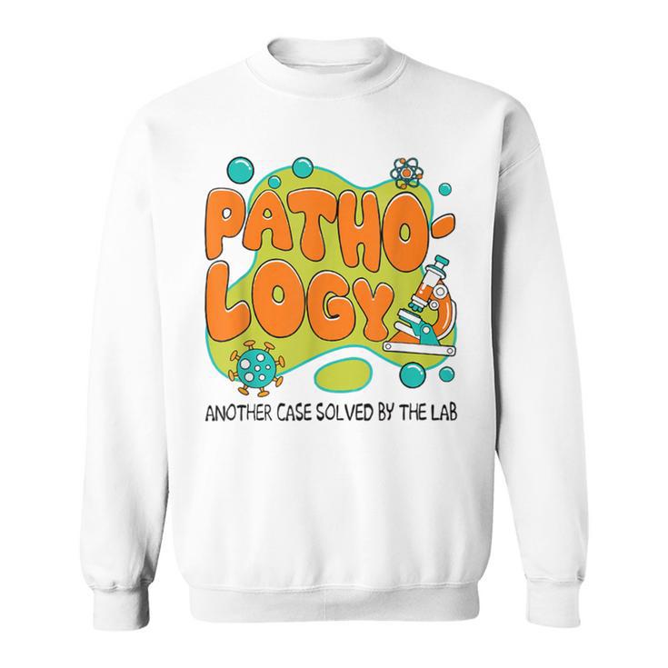 Lab Week 2025 Pathology Retro Mystery Machine Of Diagnostics Sweatshirt