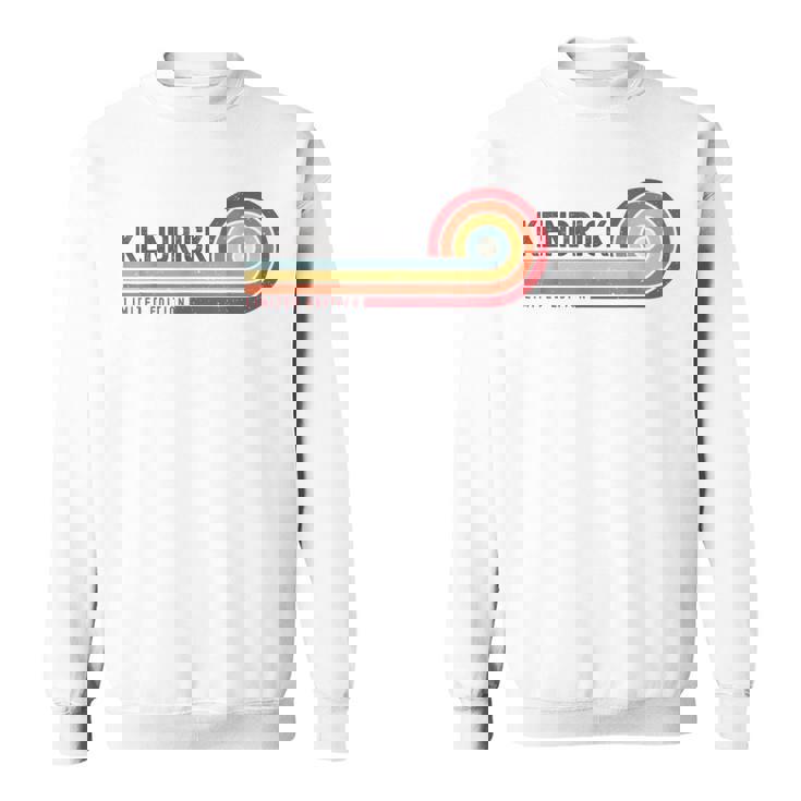 I Love Kendrick Personalizado Retro Sunset Primer Nombre Camisa de entrenamiento