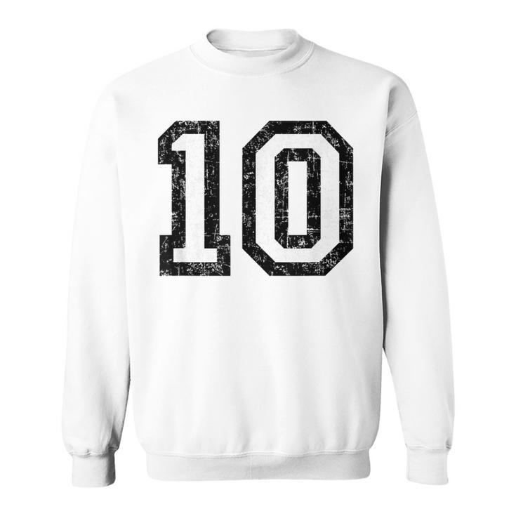 Number 10Intage Sweatshirt