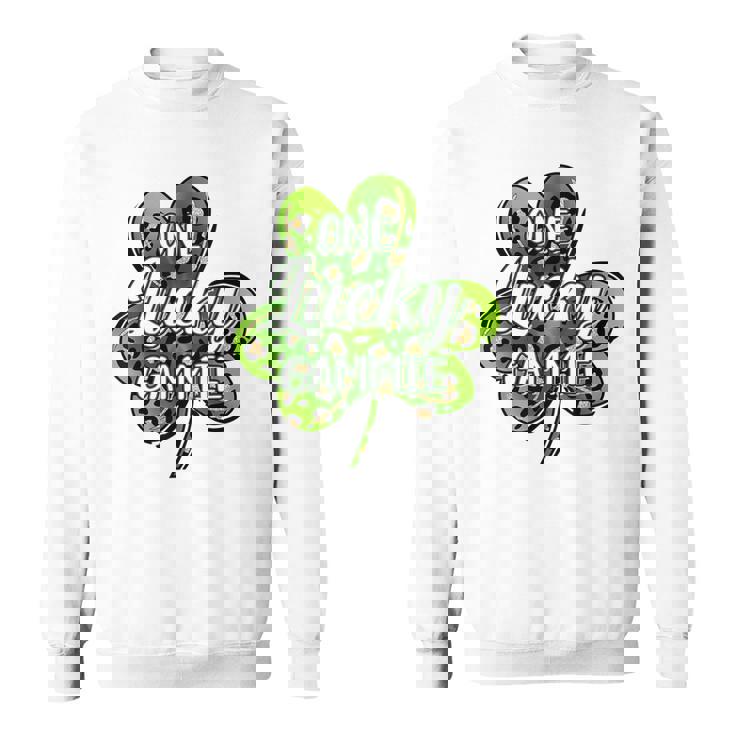 One Lucky Gammie Irish Shamrocks St Patrick's Day Sweatshirt