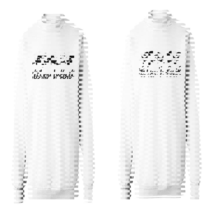Parable Of The Lost Sheep Christian Cottagecore Kawaii Lamb Sweatshirt